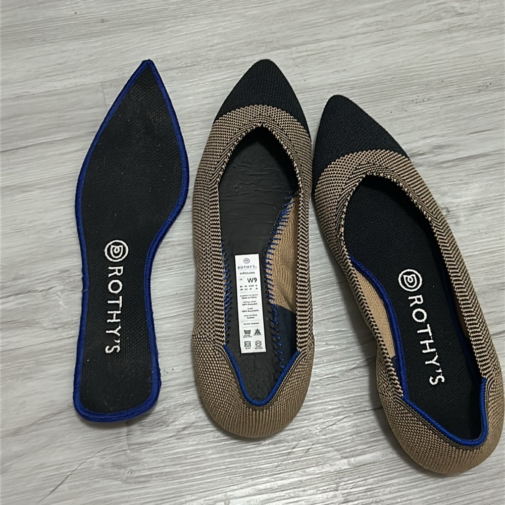 🖤Retired💕Rothy’s Dunecap Point-toe flat shoes